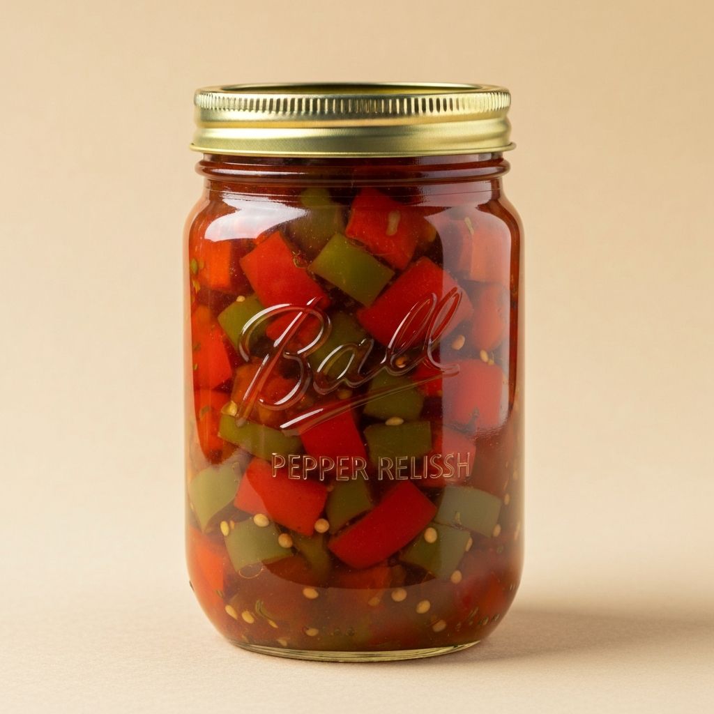 Brutay's Pepper Relish Jar